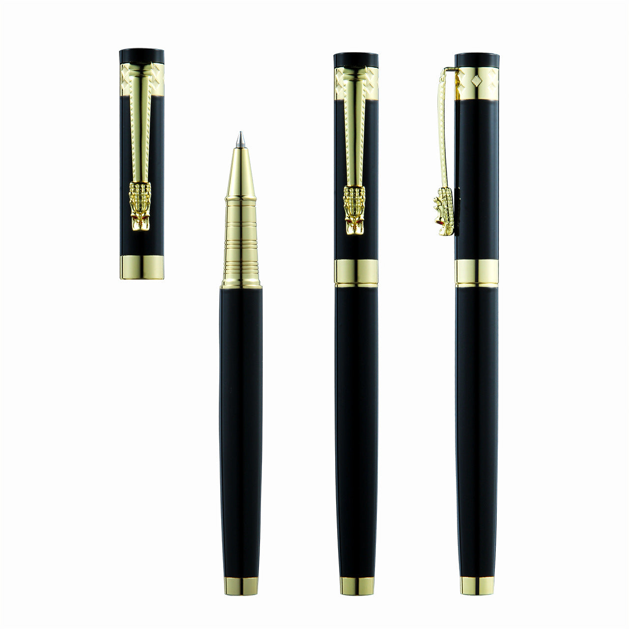 Gradient Metal Signature Pen – 4 Colors, Gold Clip