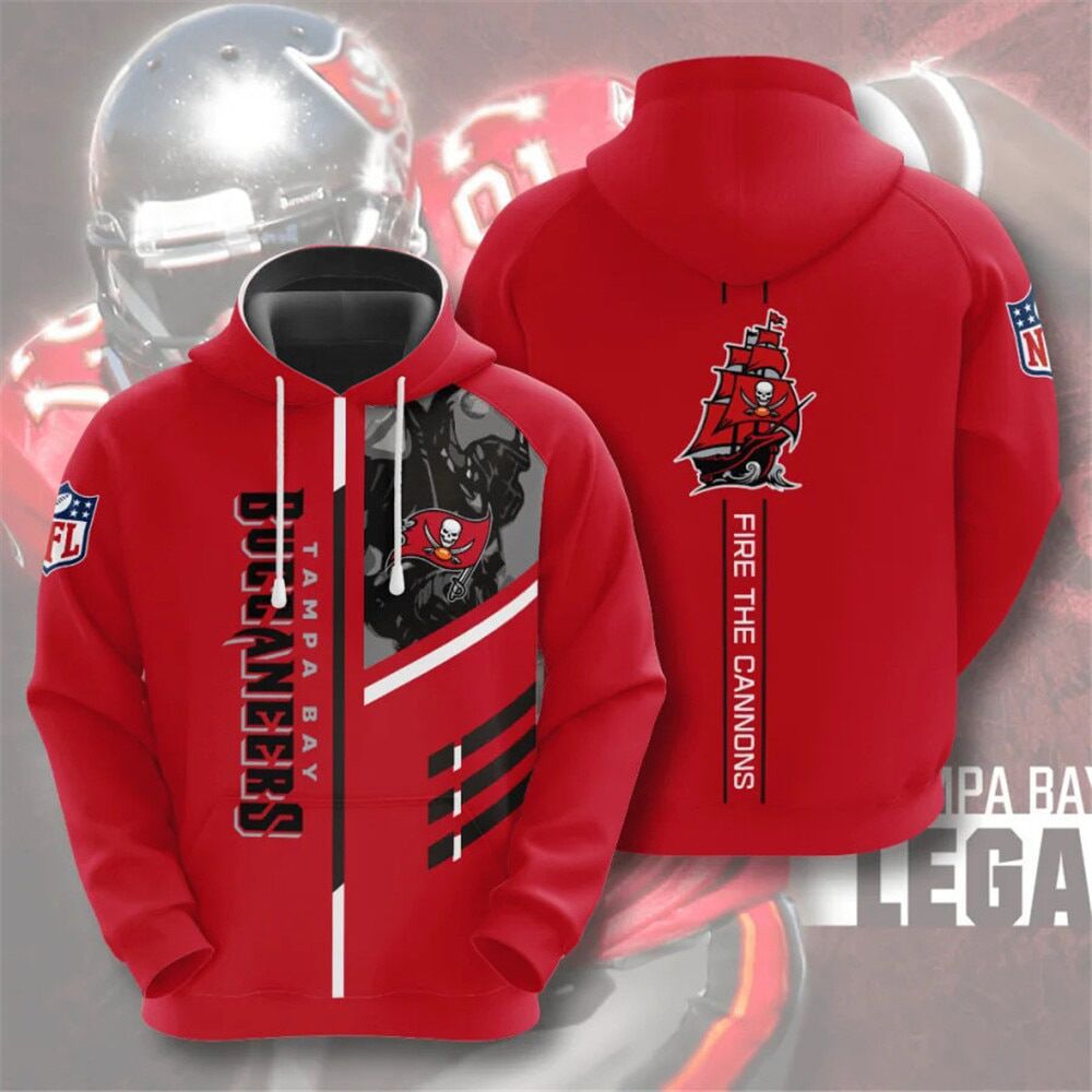 NFL 3D Digital Print Hoodie – Men's Loose Fit