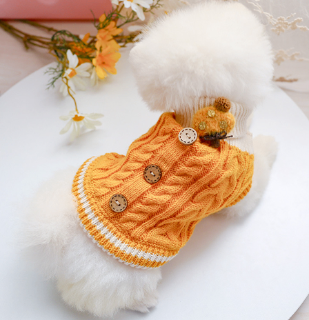 Autumn Winter Sweater for Pets: Dogs and Cats