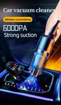 Cordless Car Vacuum Cleaner – Copper Motor, ABS