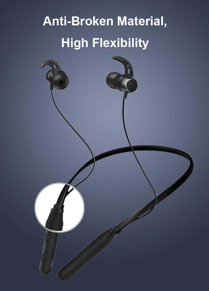 Magnetic Stereo Wireless Bluetooth Neckband Earphones