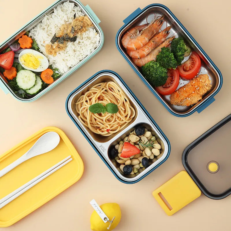 Stainless Steel Lunch Box – Single & Double Layer Meal Prep Container