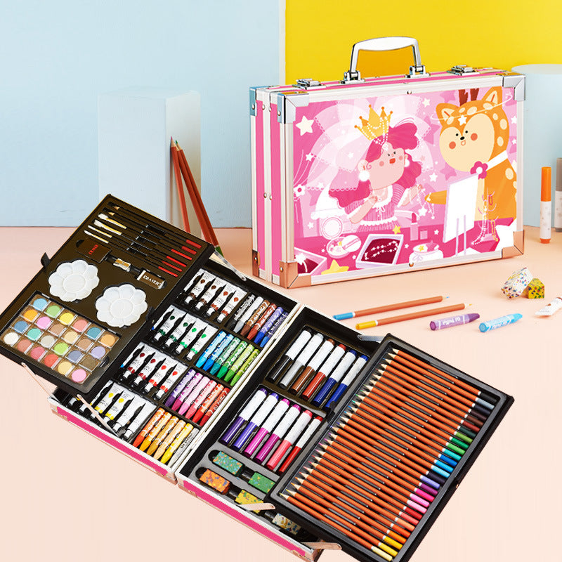 Kids Art Set with Watercolor Pens for School Girls