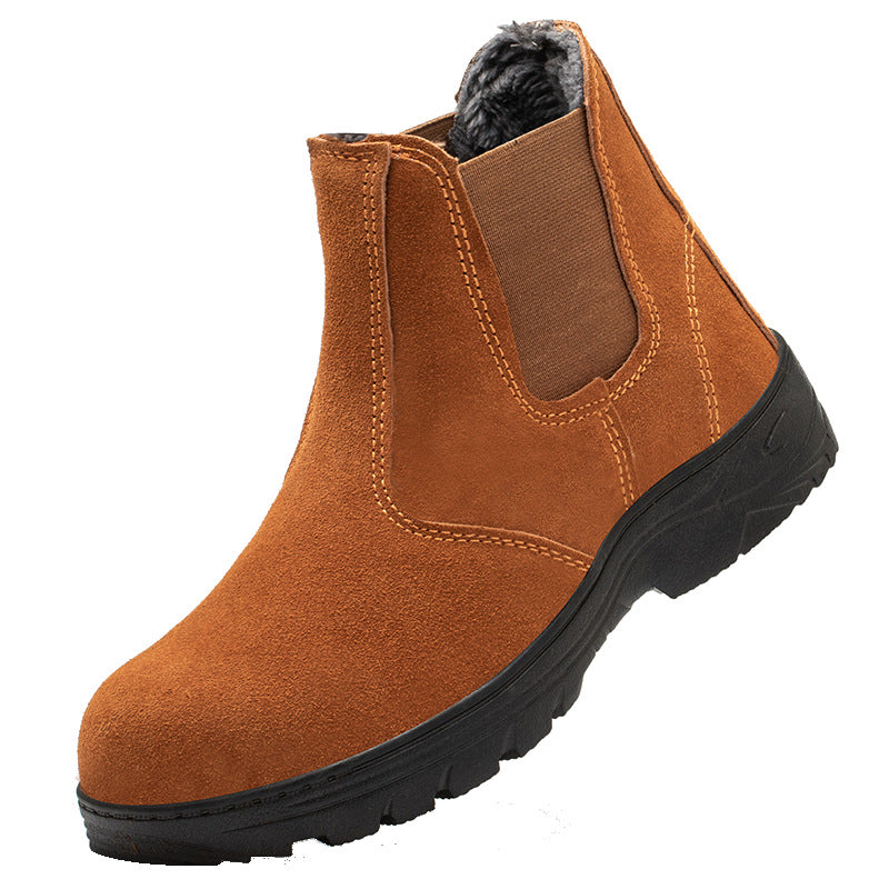 Winter Safety Work Boots – Steel Toe & Fleece Lined