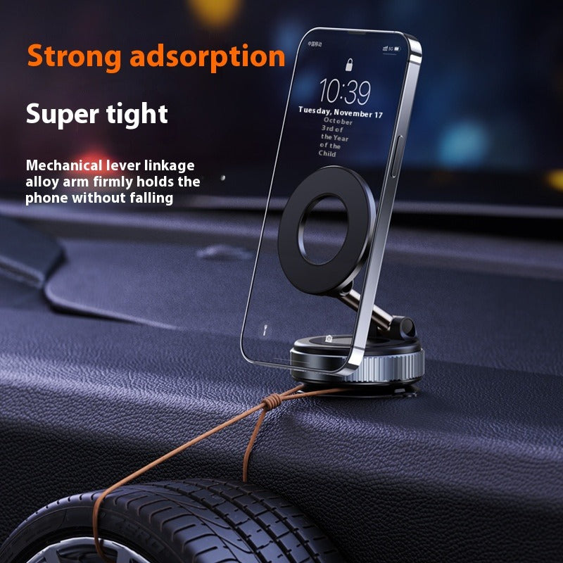 Car Center Console Phone Holder – Magnetic, ABS
