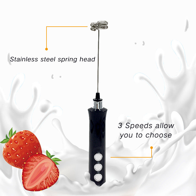 Tri-Function Kitchen Whisk, Mixer & Frother