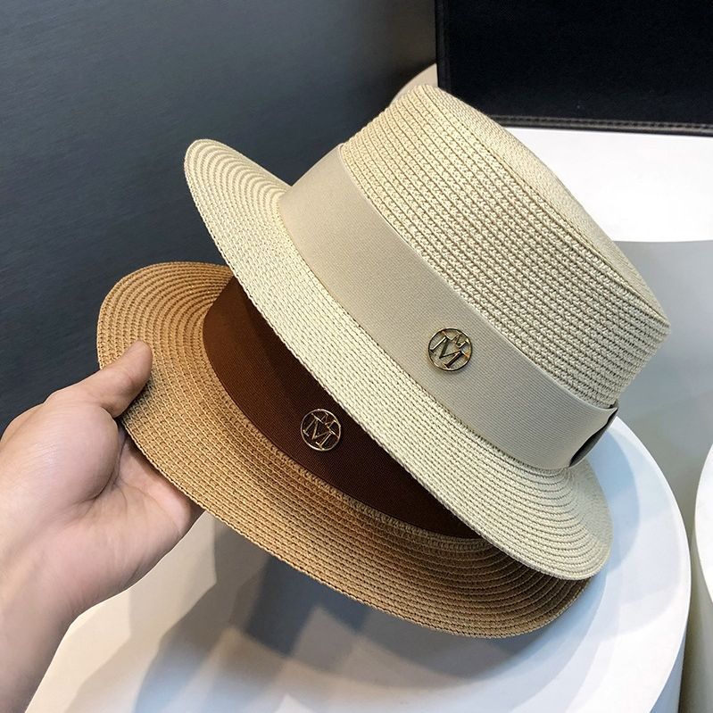 Women's Wide Brim Straw Hat – French Style Sun Hat