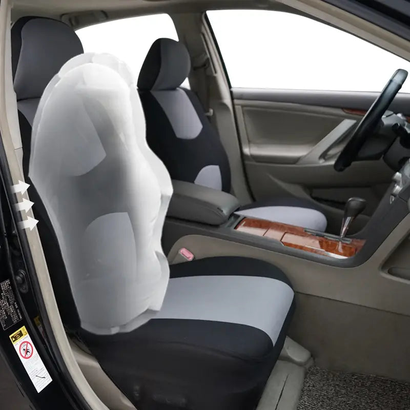 Polyester Car Seat Covers – 2, 4 or 9-Piece Set