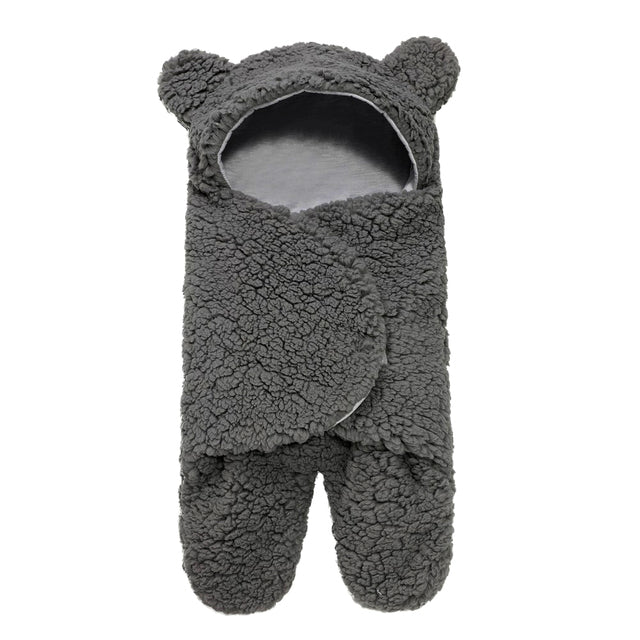 Ultra-Soft Fleece Baby Sleeping Bag – Newborn Swaddle
