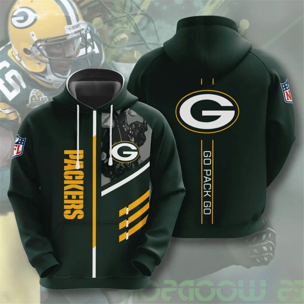 NFL 3D Digital Print Hoodie – Men's Loose Fit