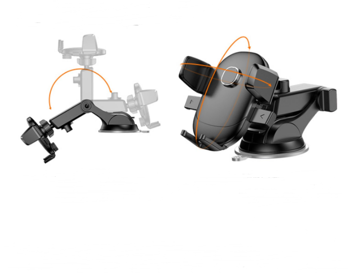 Car Phone Mount – Suction Cup, ABS, Universal Fit