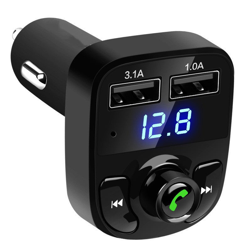X8 Car Bluetooth FM Transmitter – Dual USB, MP3 Player