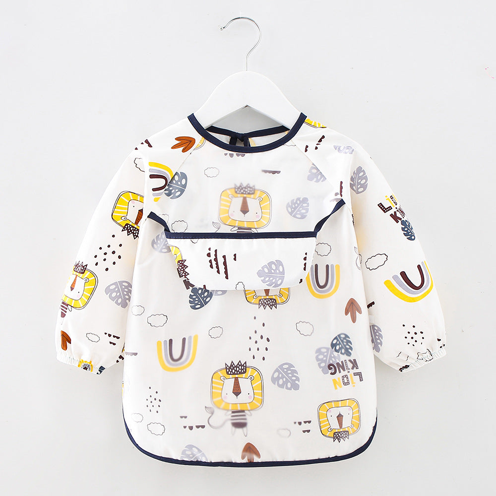 Long Sleeve Baby Bib – Waterproof Feeding Apron