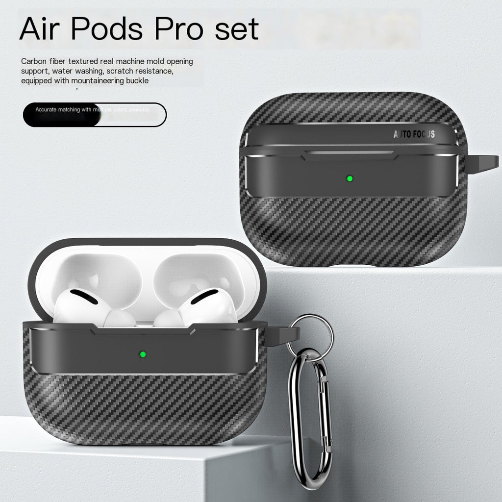 AirPods Case – Carbon Fiber TPU, Fits AirPods 1/2/3/Pro/Pro2