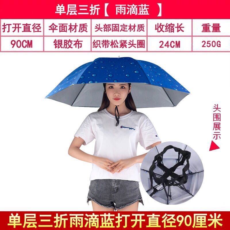 Umbrella Hat – Hands-Free Sun & Rain Head Umbrella