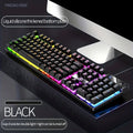 USB Wired Gaming Keyboard – 104 Keys, Rainbow RGB