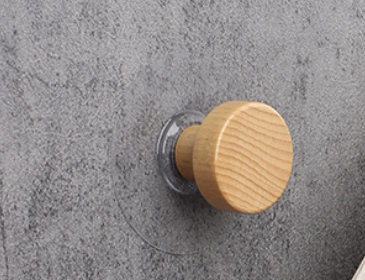 Nordic Solid Wood Wall Hooks for Home and Kitchen