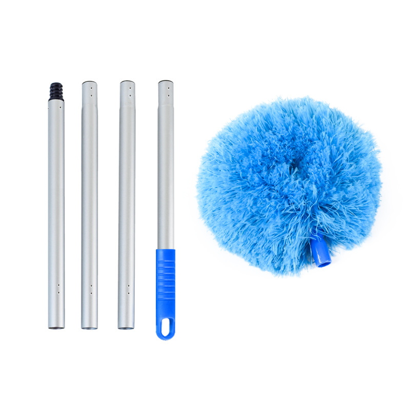Extendable Feather Duster with 360° Dust Sweeping Action