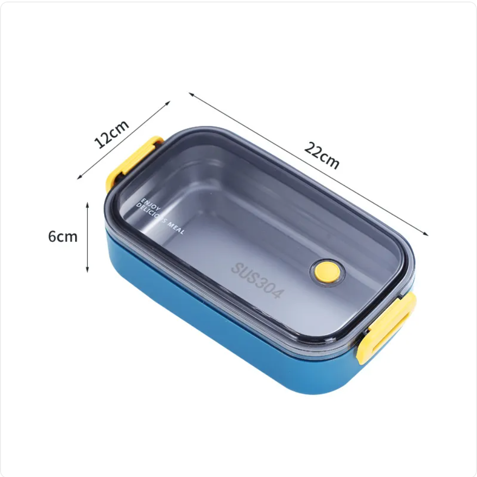 Stainless Steel Lunch Box – Single & Double Layer Meal Prep Container