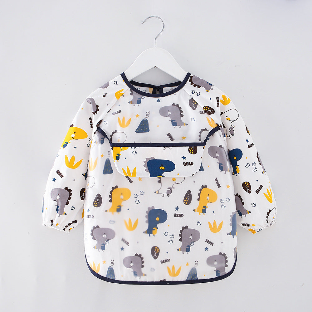Long Sleeve Baby Bib – Waterproof Feeding Apron