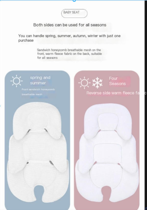 Newborn Stroller Cushion – Universal Fit Pad