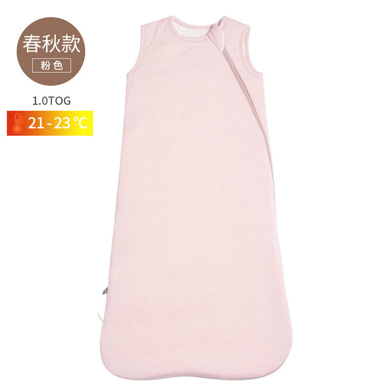 Bamboo Fiber Baby Sleeping Bag – All-Season Anti-Kick