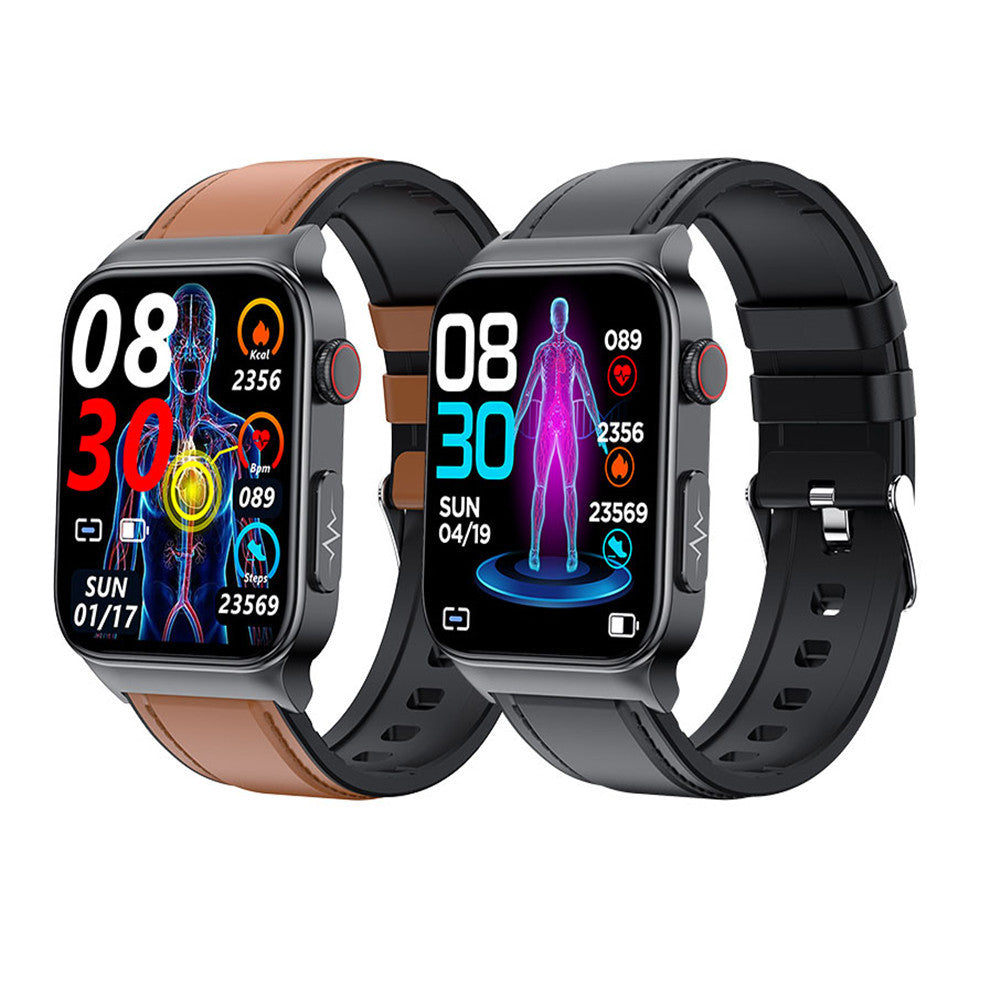 E500 Smart Watch – ECG, Blood Glucose & Heart Rate Monitor