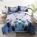 Wolf Print Duvet Cover Set – 3pcs, 4 Sizes