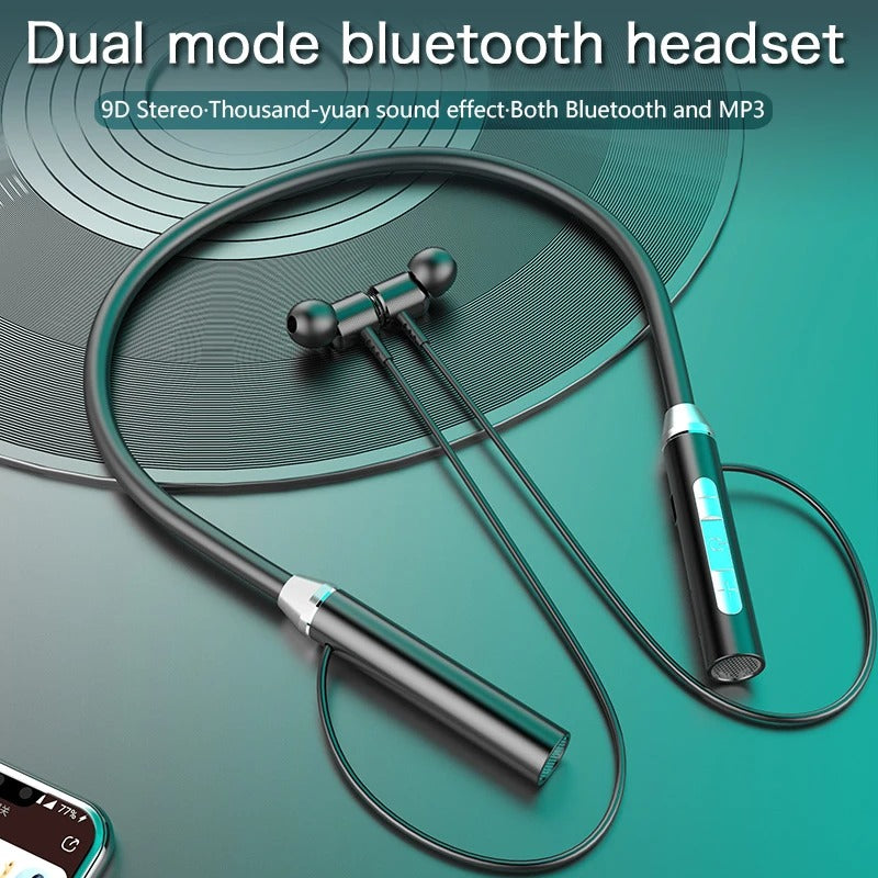 Bluetooth 5.0 Neckband Earphones – Wireless, Sport