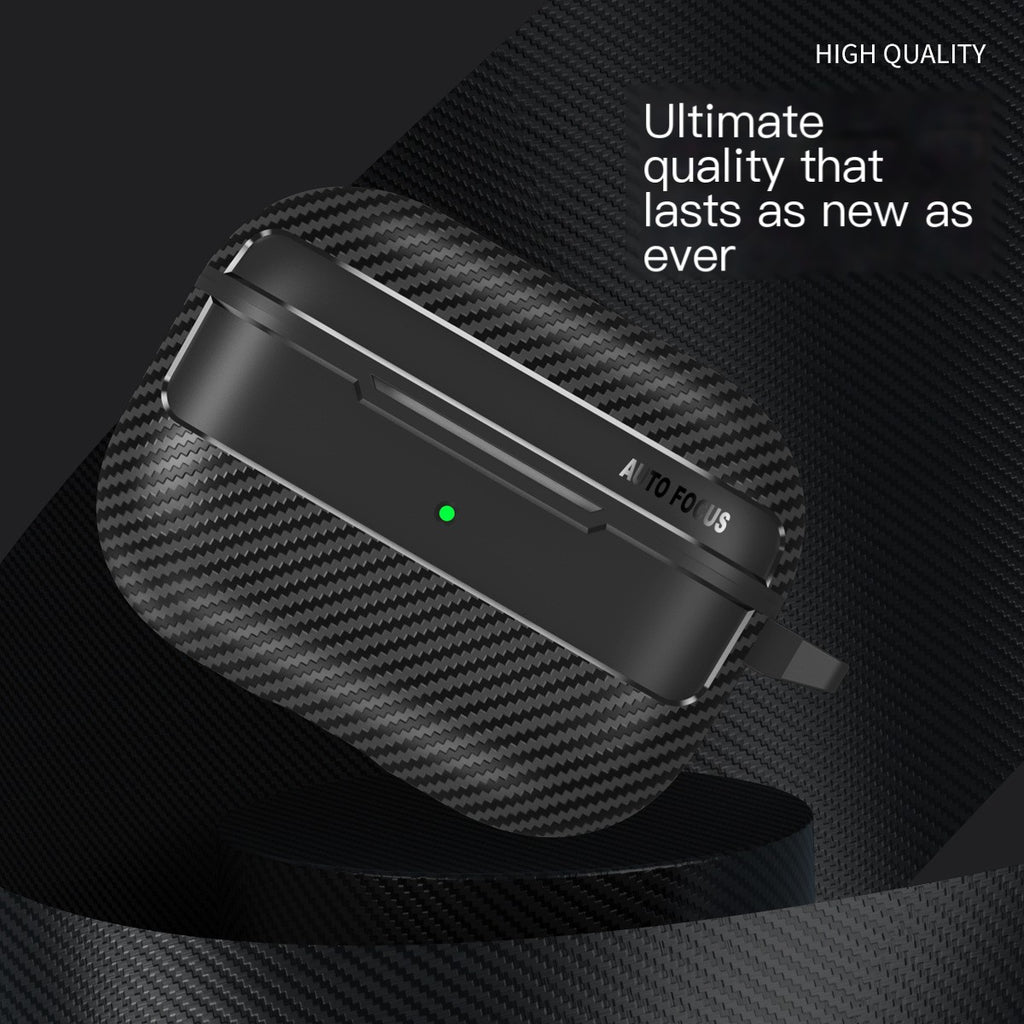 AirPods Case – Carbon Fiber TPU, Fits AirPods 1/2/3/Pro/Pro2