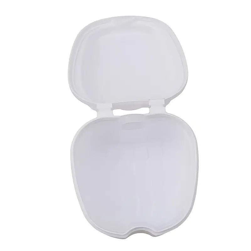Apple-Shaped Denture & Retainer Case | Cute Dental Storage Box