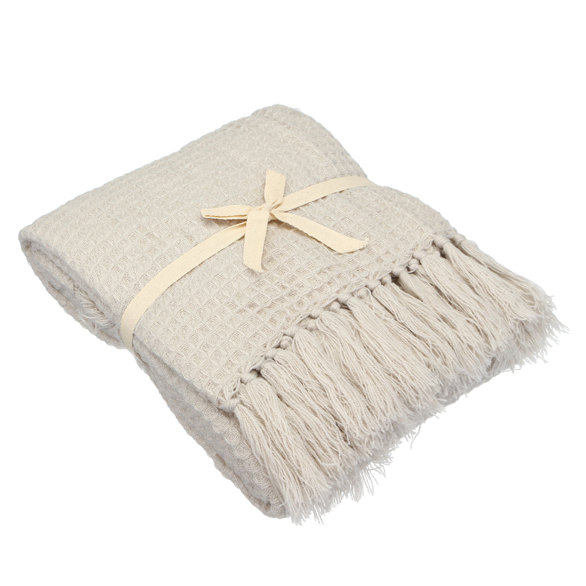 Elegant Fringed Throw Blanket