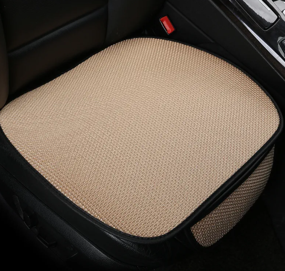 Four Seasons Silk Car Seat Cushion, Non-Slip & Breathable