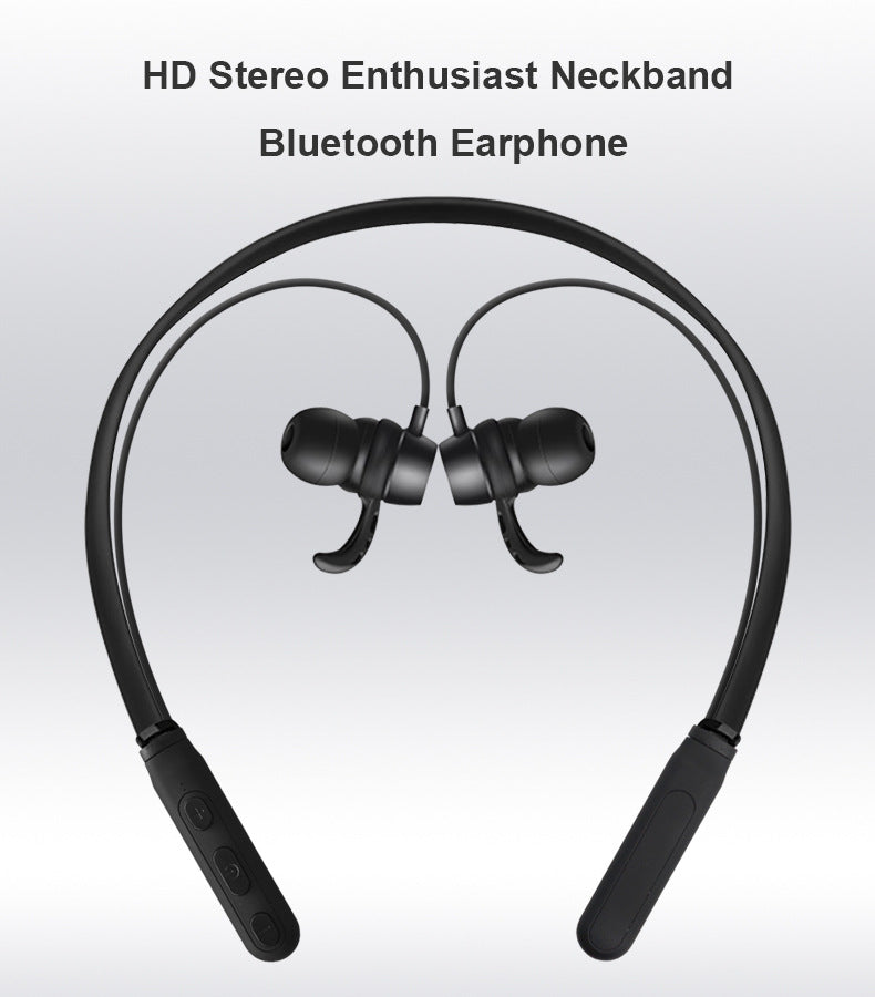 Magnetic Stereo Wireless Bluetooth Neckband Earphones