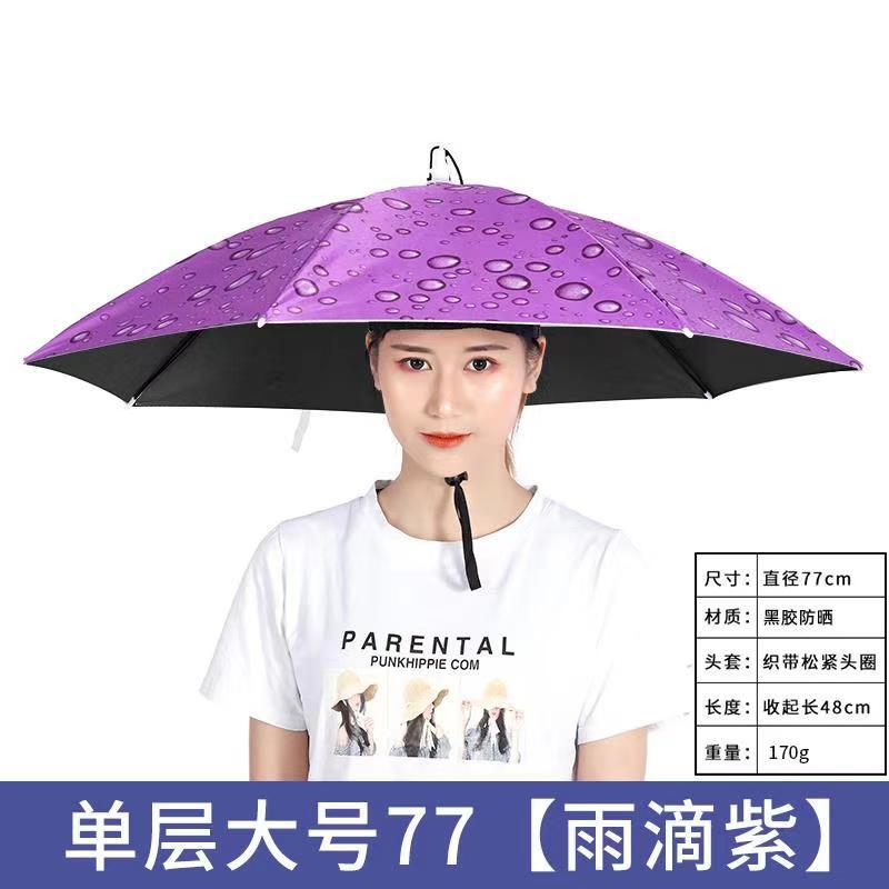 Umbrella Hat – Hands-Free Sun & Rain Head Umbrella
