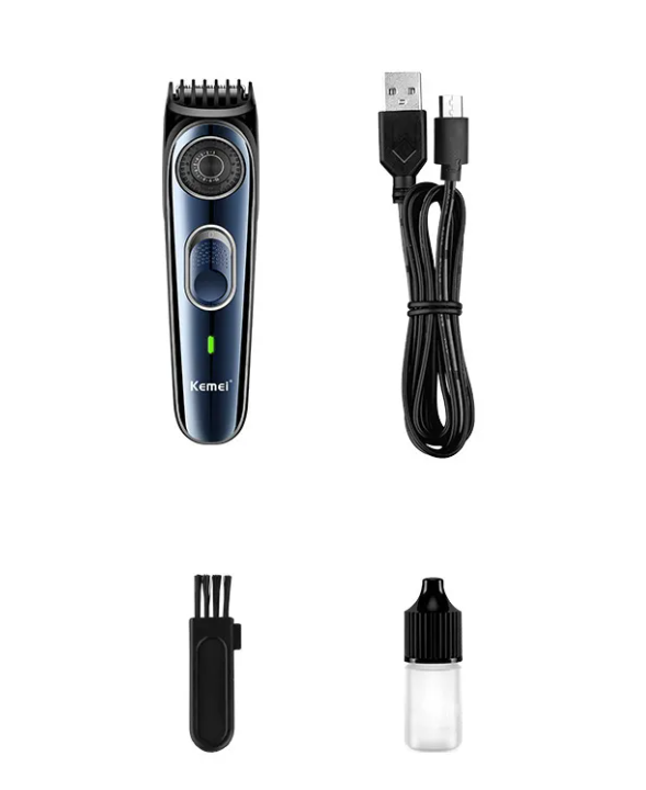 USB Rechargeable Hair Trimmer – Stainless Steel Blade