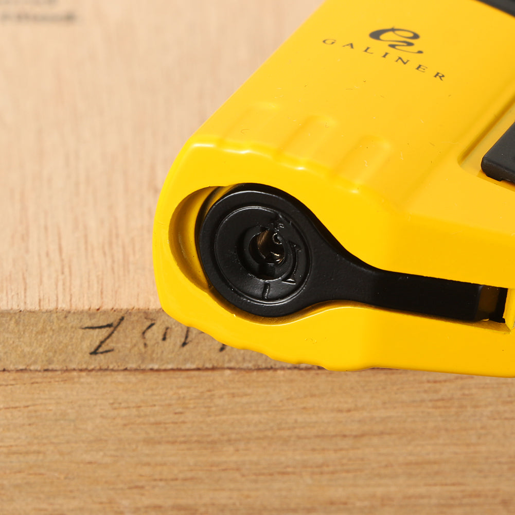 Windproof Butane Lighter – Plastic, Yellow & Black