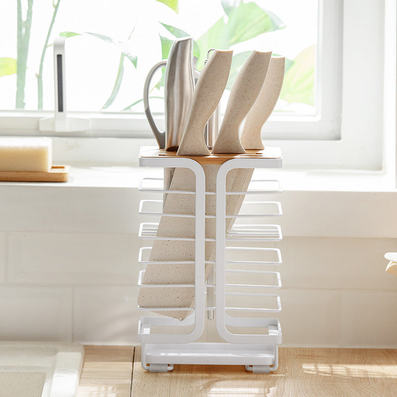Nachuan Elegant White Knife Organizer