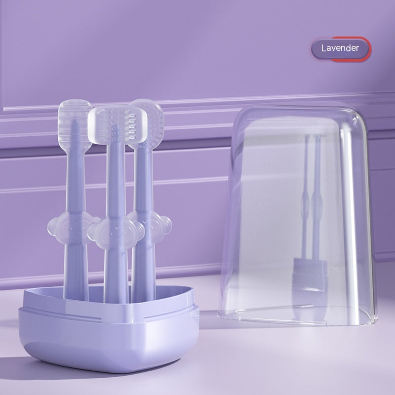 Newborn Oral Cleaner Set – 3-Piece Silicone Kit