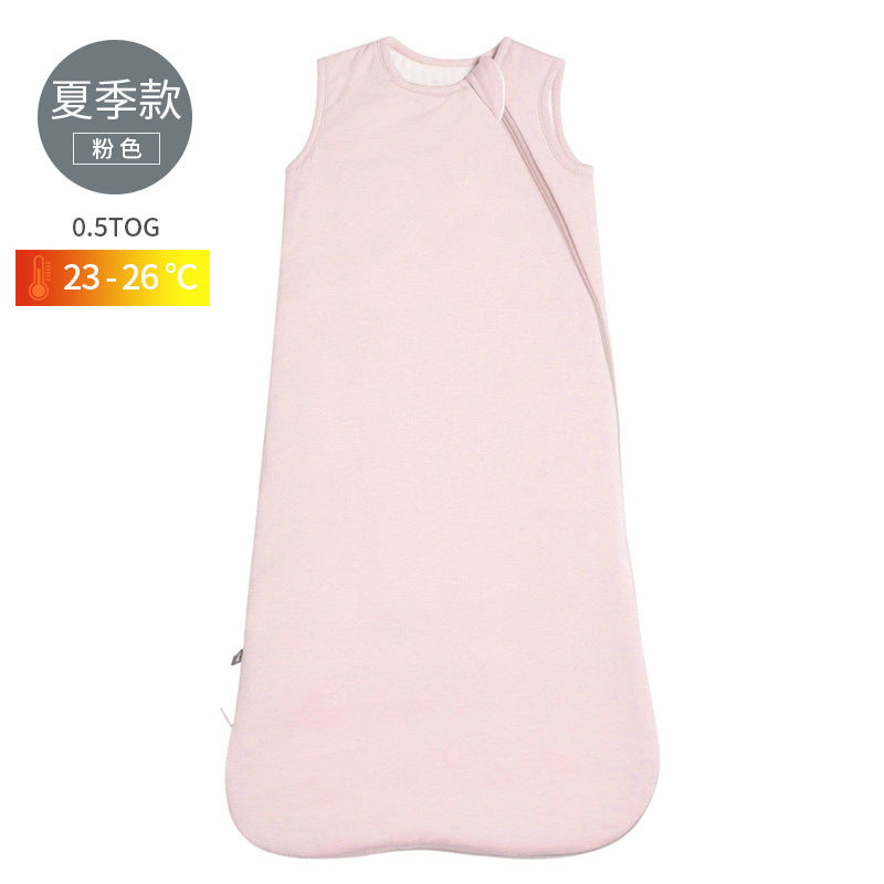 Bamboo Fiber Baby Sleeping Bag – All-Season Anti-Kick
