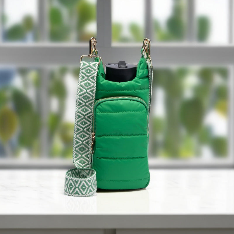 Insulated Bottle Cover with Shoulder Strap
