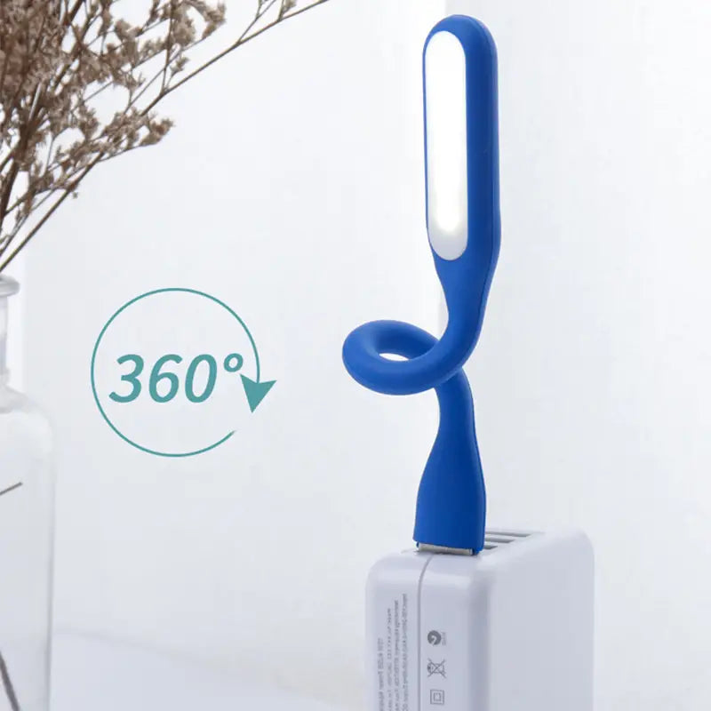 Mini USB LED Reading Light – Portable Foldable Book Lamp