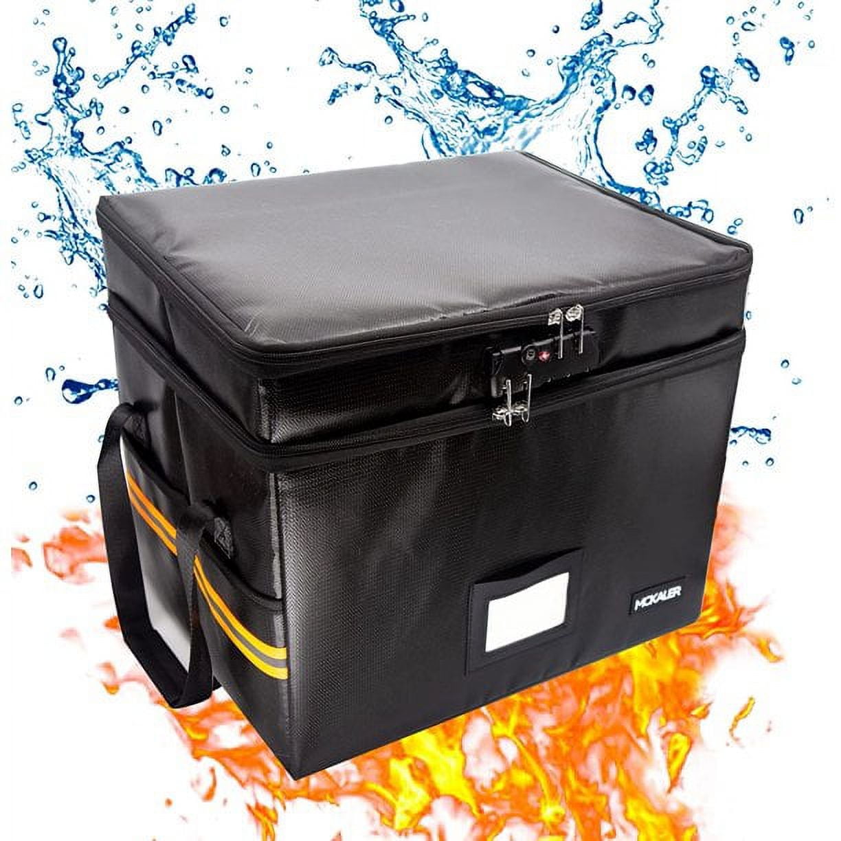 Fireproof Document Organizer – 2-Layer, Lockable