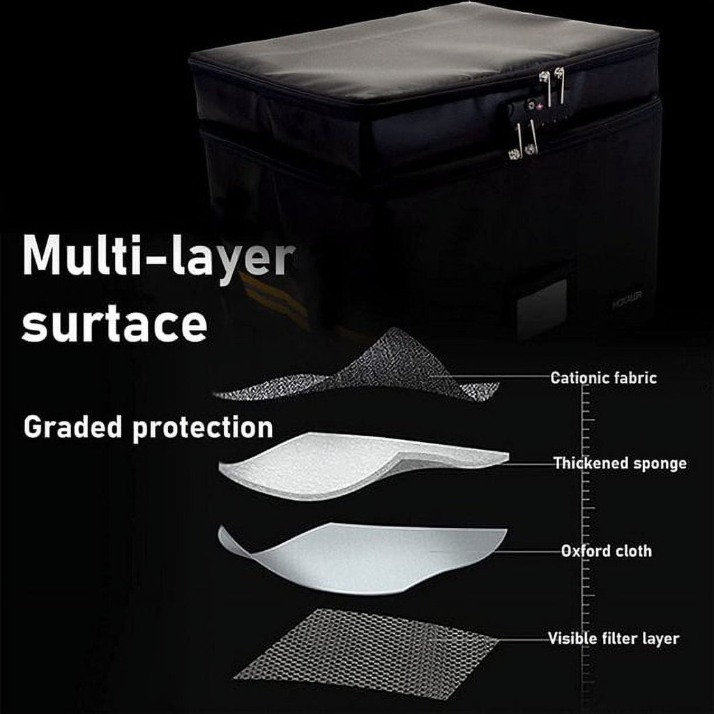 Fireproof Document Organizer – 2-Layer, Lockable
