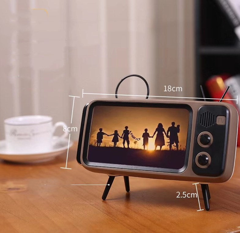 PTH800 Retro TV Phone Stand – Bluetooth Speaker, 4 Colors