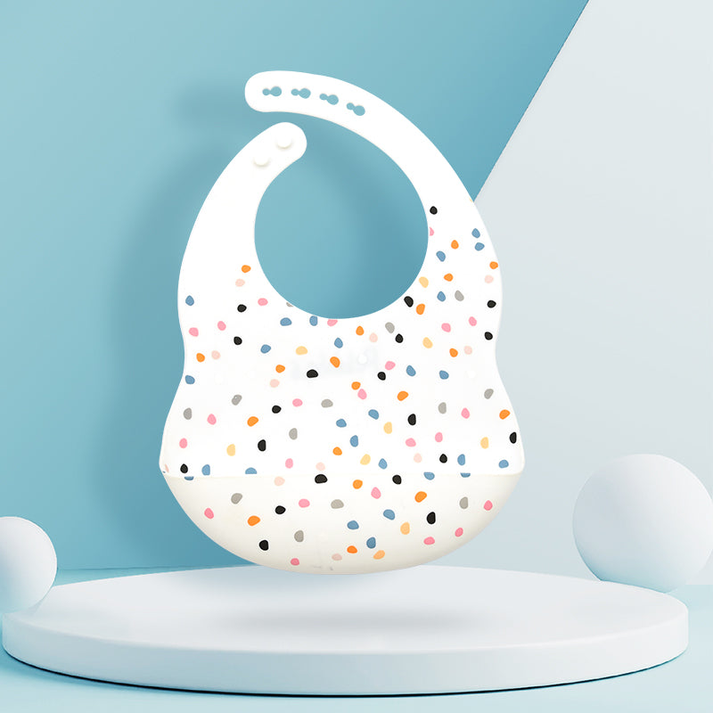 Silicone Baby Feeding Bib – Waterproof with Pocket