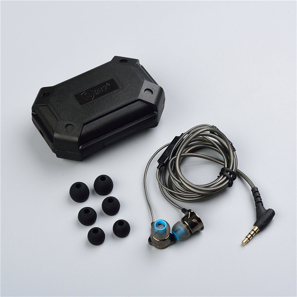 Heavy Bass Metal In-Ear Headphones with Microphone – HiFi Wired Earphones