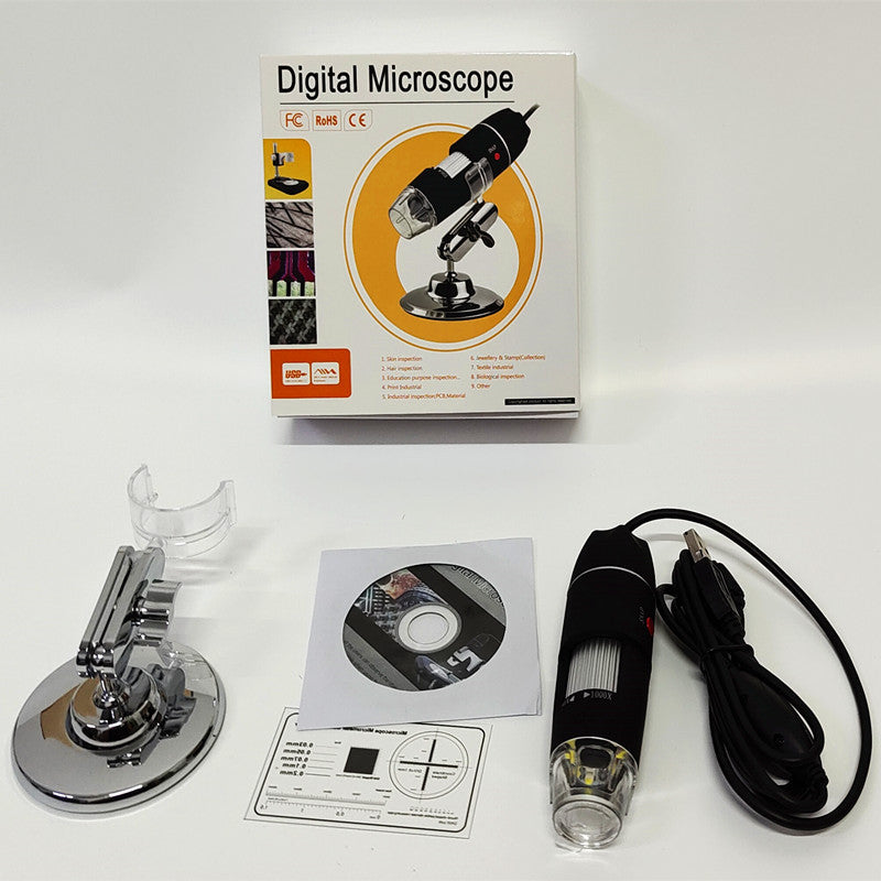 HD Digital Microscope 1000X – USB Electronic Magnifier