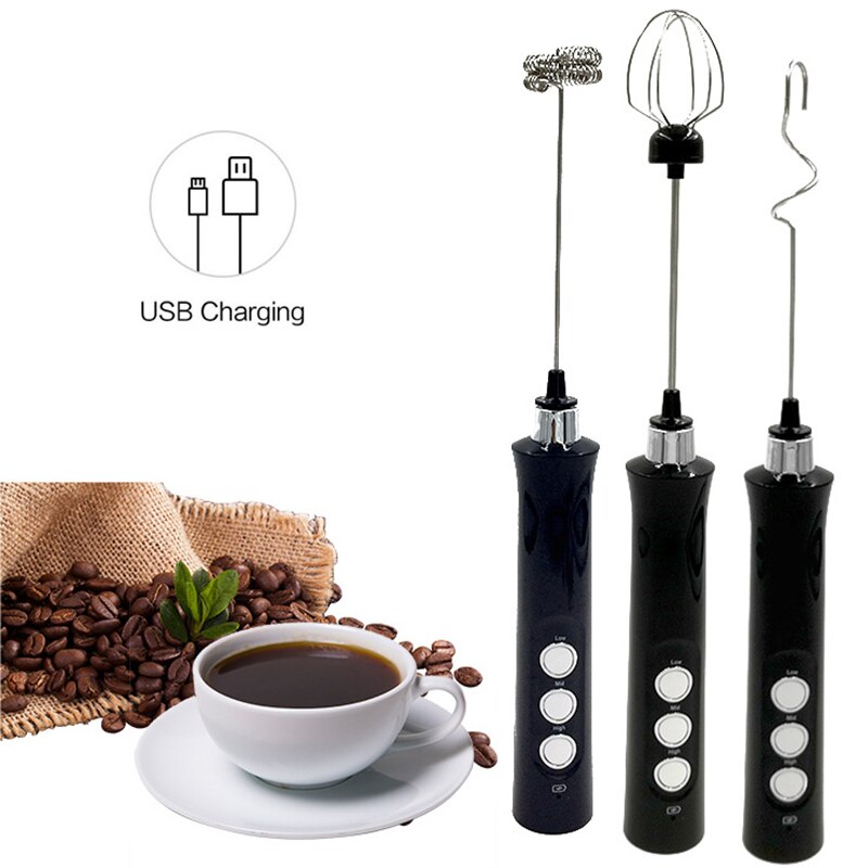Tri-Function Kitchen Whisk, Mixer & Frother