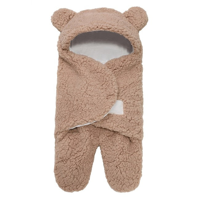 Ultra-Soft Fleece Baby Sleeping Bag – Newborn Swaddle